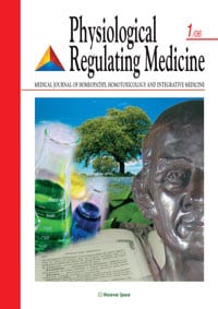 3 Physiological regulating medicine 2006